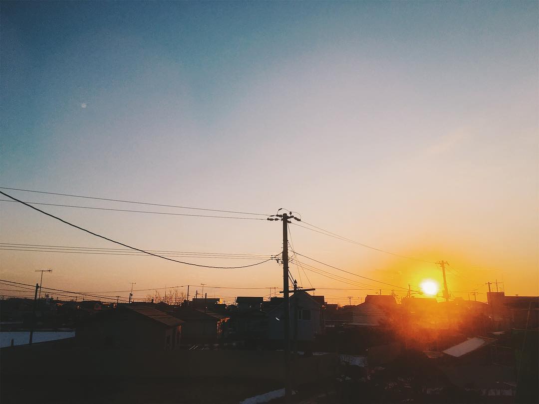 a.m.6:53 #iphonese #vscocam #sorapetitcc #morning #igersjp #pics_jp #reco_ig #landscape #風景写真 #kao_ombetsu