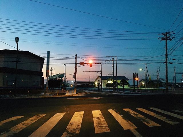 a.m.6:24 -6.1℃ #iphonese #vscocam #sorapetitcc #igersjp #pics_jp #reco_ig #landscape #風景写真 #kao_ombetsu #winter