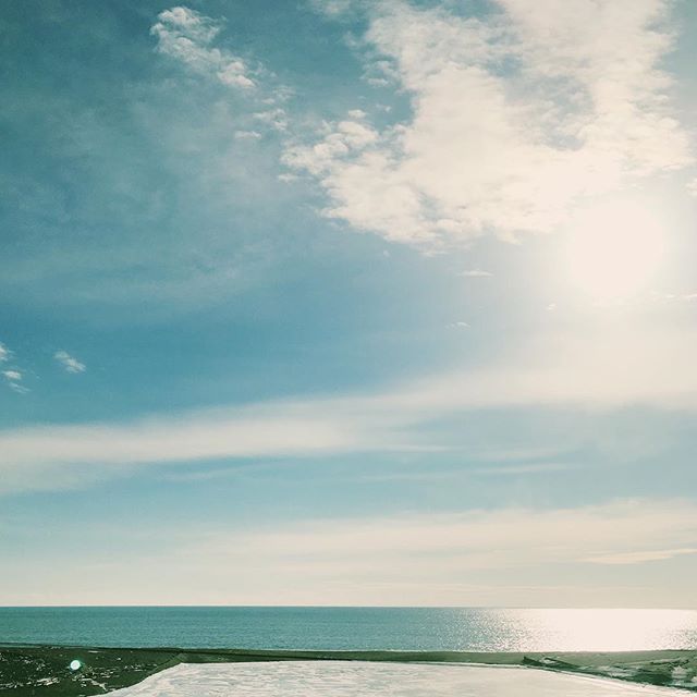 海は今日も穏やか。a.m.10:19 * ** #iphonese #vscocam #sorapetitcc #igersjp #reco_ig #landscape #風景写真 #kao_ombetsu #sea
